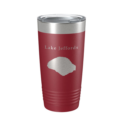 Lake Jeffords Map Tumbler Travel Mug Insulated Laser Engraved Coffee Cup Florida 20 oz-18