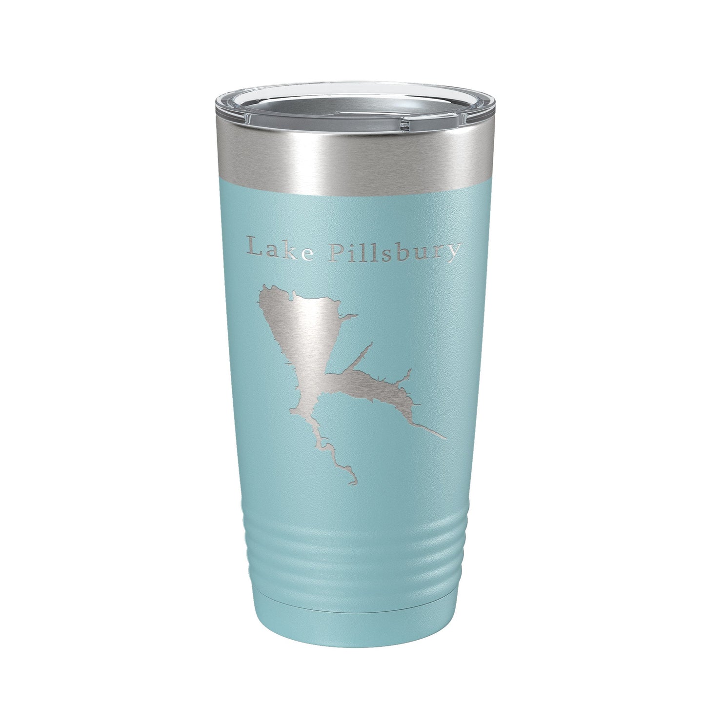 Lake Pillsbury Map Tumbler Travel Mug Insulated Laser Engraved Coffee Cup California 20 oz-13