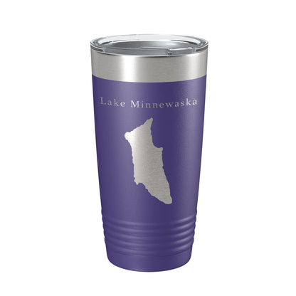Lake Minnewaska Map Tumbler Travel Mug Insulated Laser Engraved Coffee Cup New York 20 oz-15
