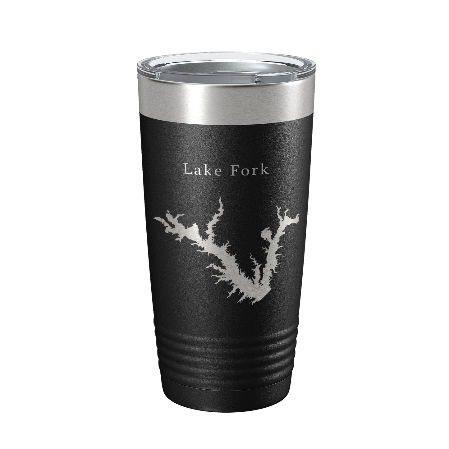 Lake Fork Reservoir Map Tumbler Travel Mug Insulated Laser Engraved Coffee Cup Texas 20 oz-5