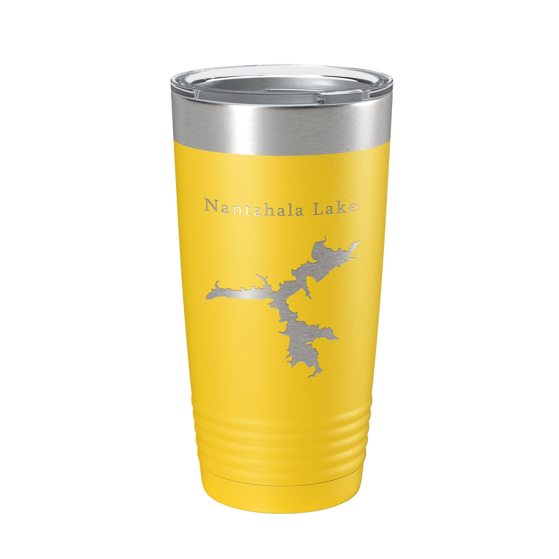 Nantahala Lake Map Tumbler Travel Mug Insulated Laser Engraved Coffee Cup North Carolina 20 oz-4