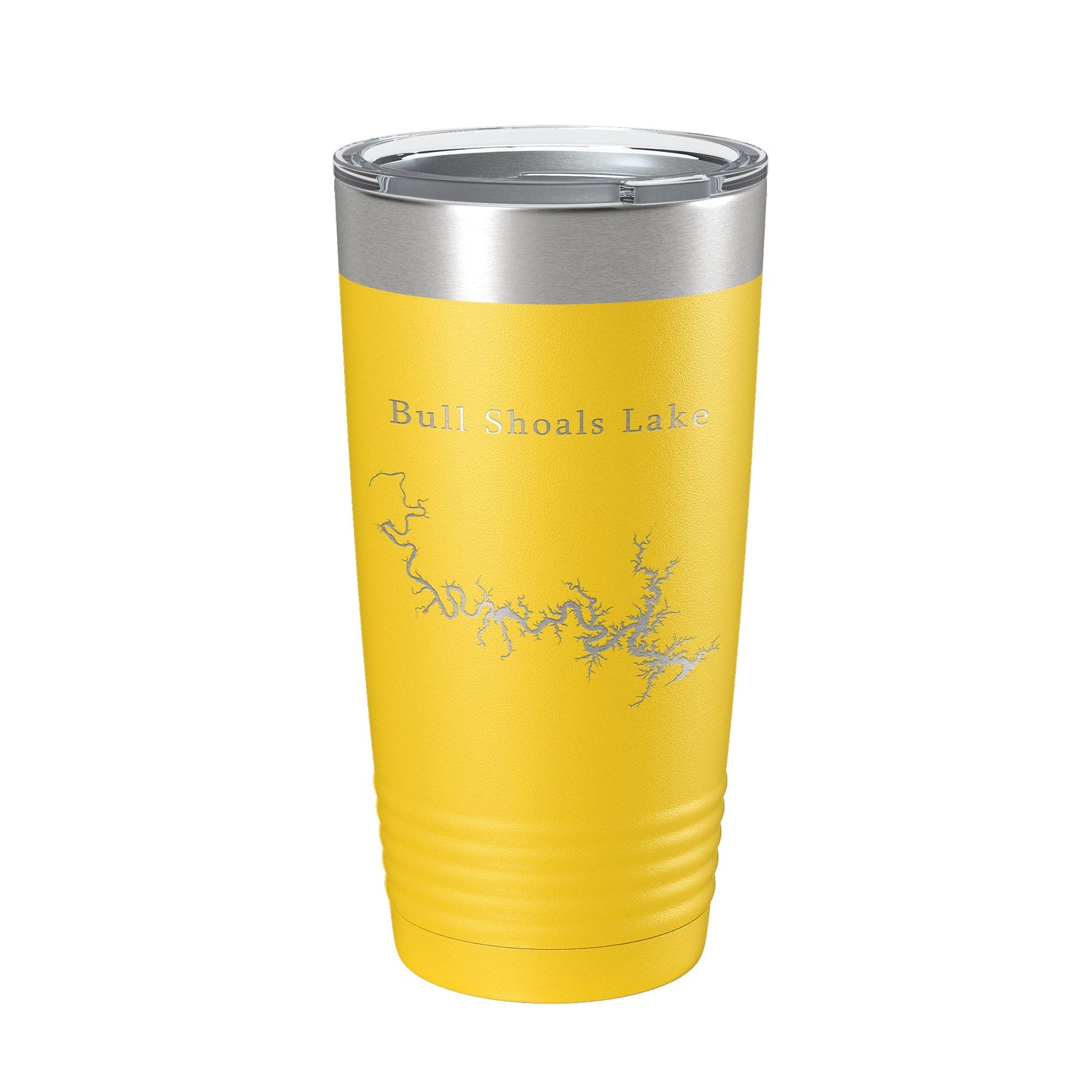 Bull Shoals Lake Map Tumbler Travel Mug Insulated Laser Engraved Coffee Cup Arkansas Missouri 20 oz-19