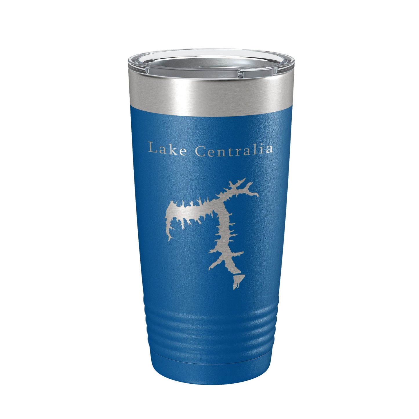 Lake Centralia Map Tumbler Travel Mug Insulated Laser Engraved Coffee Cup Illinois 20 oz-6