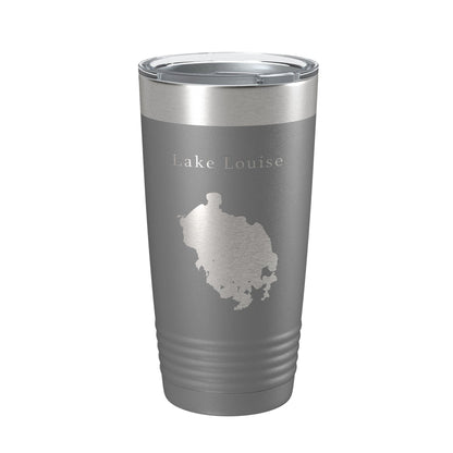 Lake Louise Map Tumbler Travel Mug Insulated Laser Engraved Coffee Cup Alaska 20 oz-16