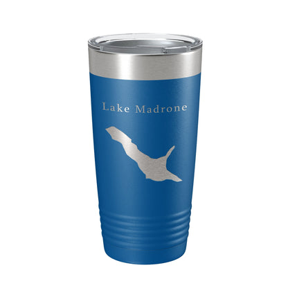 Lake Madrone Map Tumbler Travel Mug Insulated Laser Engraved Coffee Cup California 20 oz-6