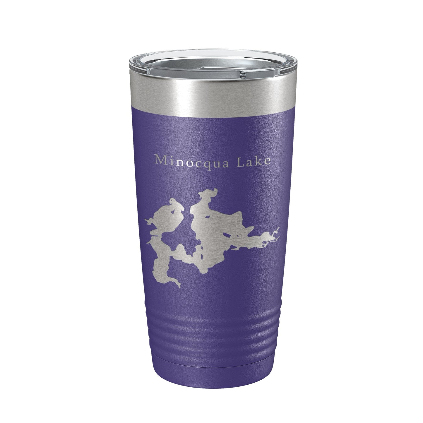 Minocqua Lake Map Tumbler Travel Mug Insulated Laser Engraved Coffee Cup Wisconsin 20 oz-15