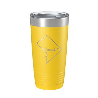 District of Columbia Tumbler Home State Travel Mug Insulated Laser Engraved Map Coffee Cup 20 oz-19