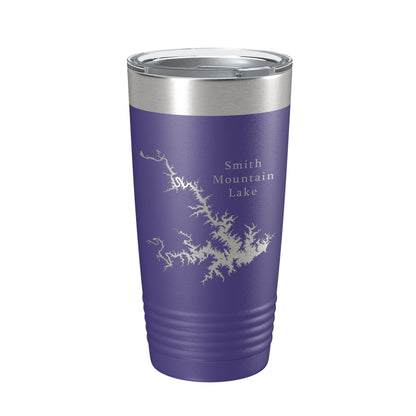 Smith Mountain Lake Map Tumbler Travel Mug Insulated Laser Engraved Coffee Cup Virginia 20 oz-15