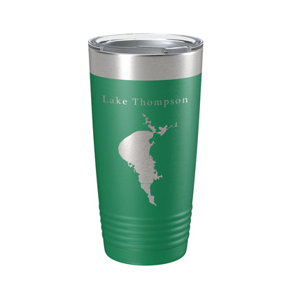 Lake Thompson Map Tumbler Travel Mug Insulated Laser Engraved Coffee Cup South Dakota 20 oz-9