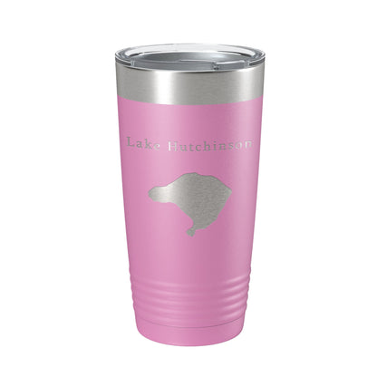 Lake Hutchinson Map Tumbler Travel Mug Insulated Laser Engraved Coffee Cup Florida 20 oz-14
