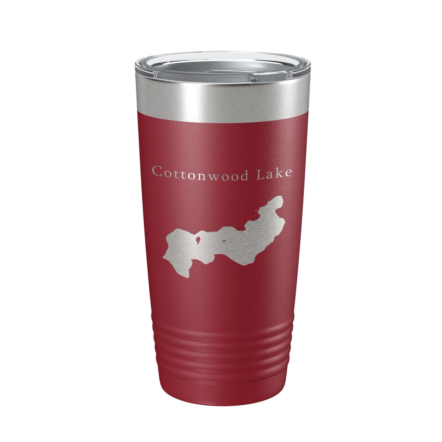 Cottonwood Lake Map Tumbler Travel Mug Insulated Laser Engraved Coffee Cup Alaska 20 oz-18