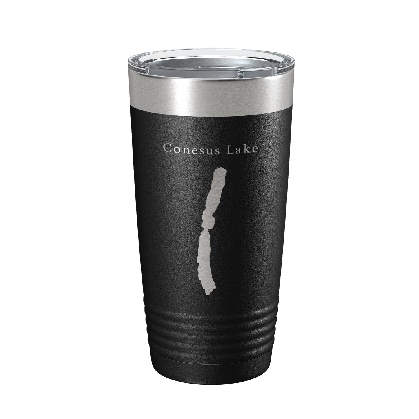 Conesus Lake Map Tumbler Travel Mug Insulated Laser Engraved Coffee Cup New York 20 oz-5