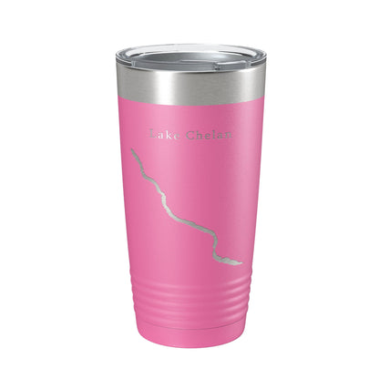 Lake Chelan Map Tumbler Travel Mug Insulated Laser Engraved Coffee Cup Washington 20 oz-11