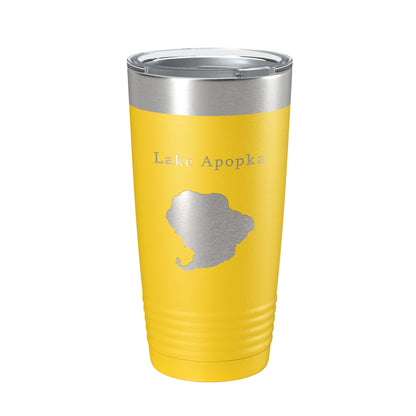 Lake Apopka Map Tumbler Travel Mug Insulated Laser Engraved Coffee Cup Florida 20 oz-19