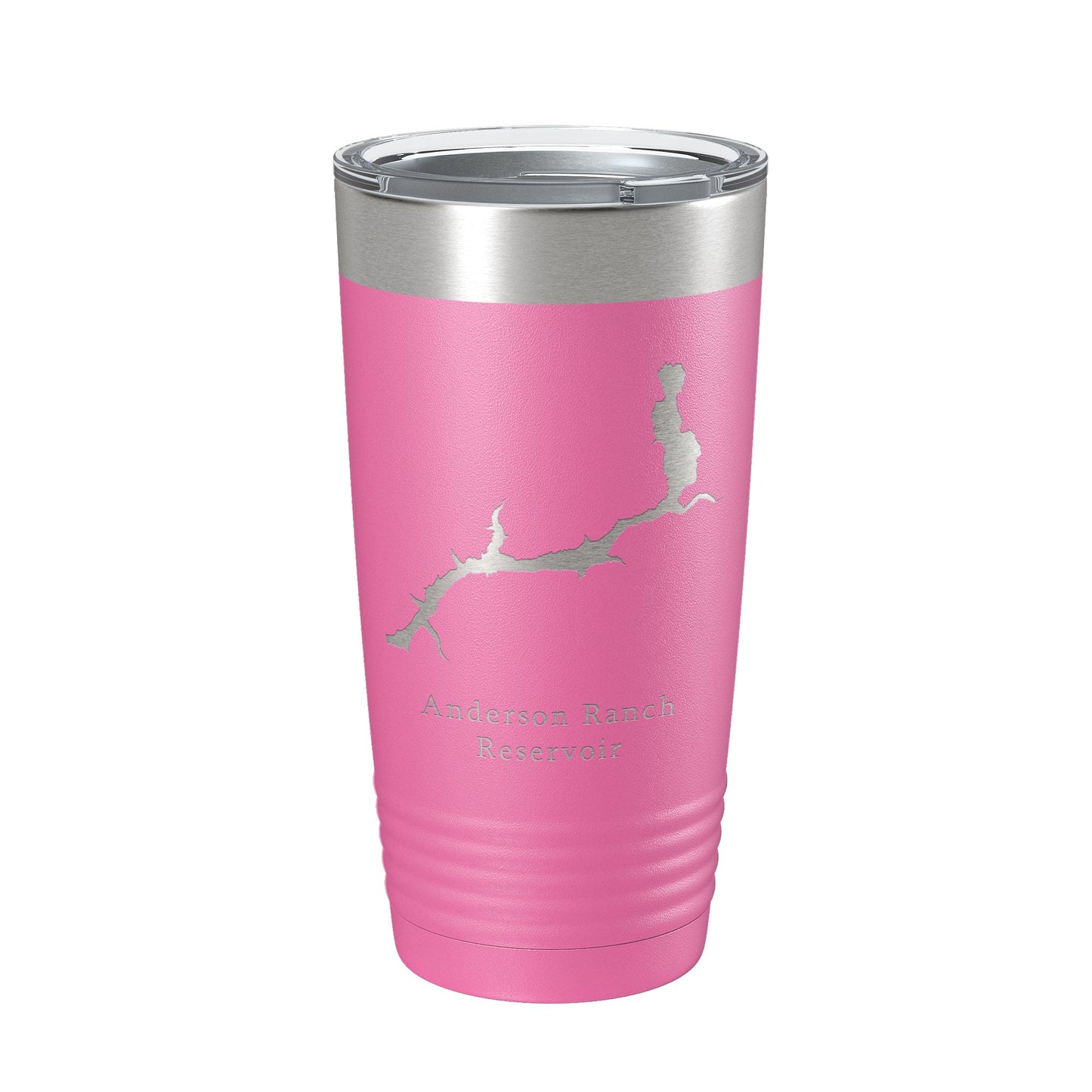 Anderson Ranch Reservoir Tumbler Lake Map Travel Mug Insulated Laser Engraved Coffee Cup South Fork Boise River Idaho 20 oz-11