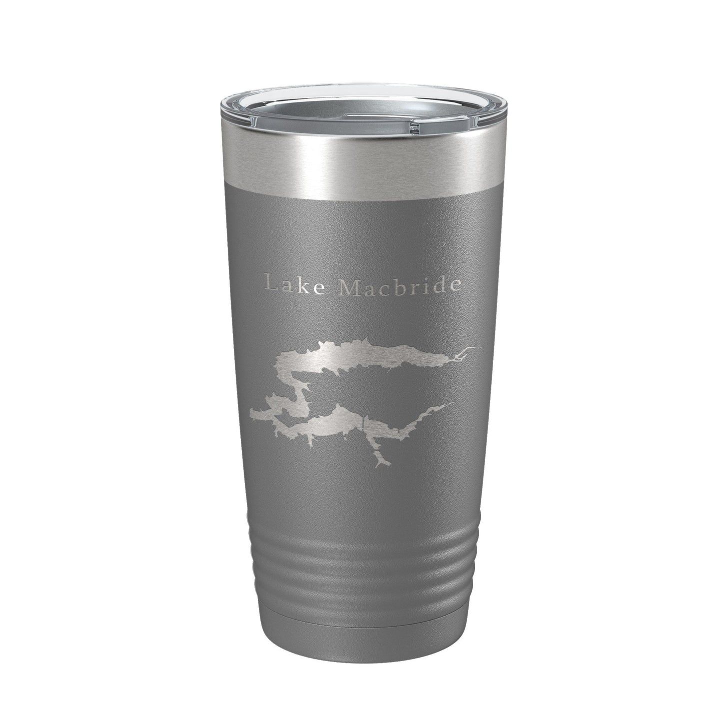 Lake Macbride Map Tumbler Travel Mug Insulated Laser Engraved Coffee Cup Iowa 20 oz-16
