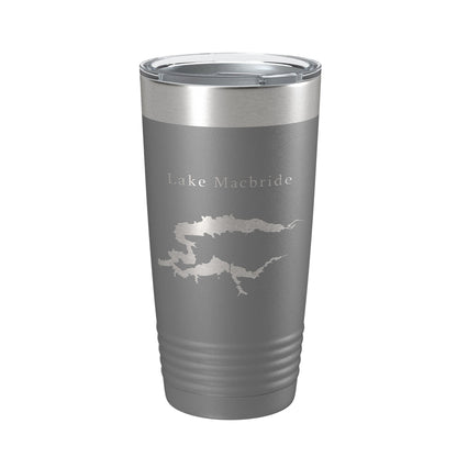 Lake Macbride Map Tumbler Travel Mug Insulated Laser Engraved Coffee Cup Iowa 20 oz-16