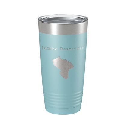 Jumbo Reservoir Tumbler Lake Map Travel Mug Insulated Laser Engraved Coffee Cup Colorado 20 oz-13