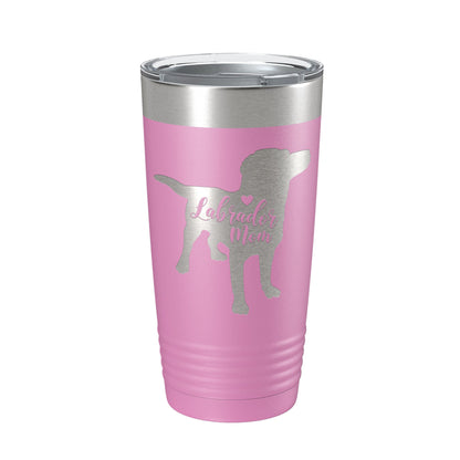 Labrador Retriever Lab Mom Tumbler Dog Travel Mug Gift Insulated Laser Engraved Coffee Cup 20 oz-14