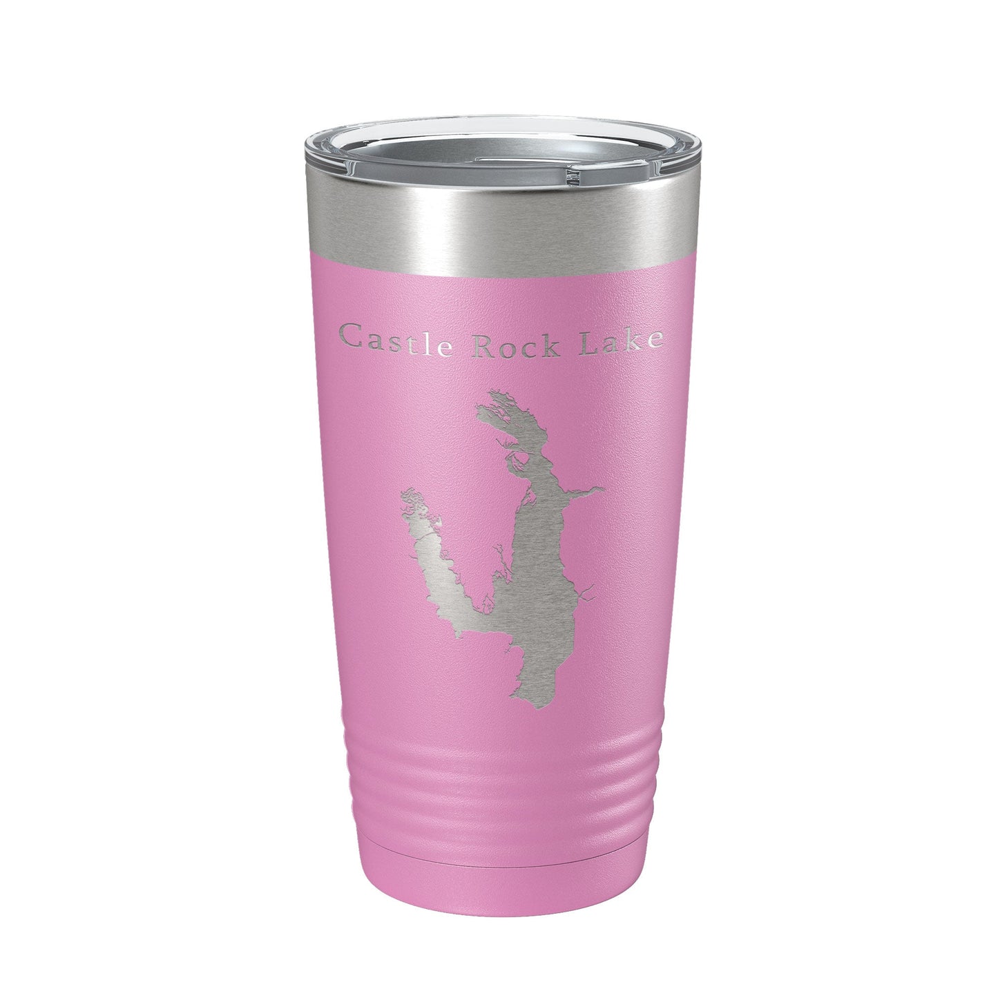 Castle Rock Lake Map Tumbler Travel Mug Insulated Laser Engraved Coffee Cup Wisconsin 20 oz-14