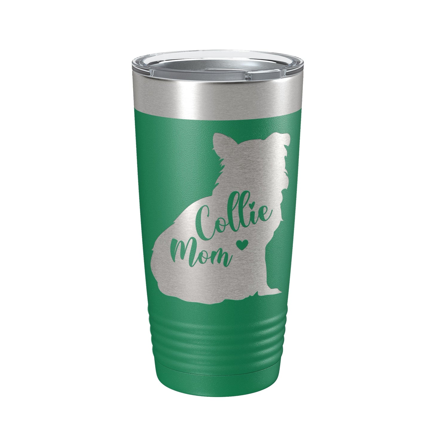Collie Mom Tumbler Dog Travel Mug Gift Insulated Laser Engraved Coffee Cup 20 oz-9