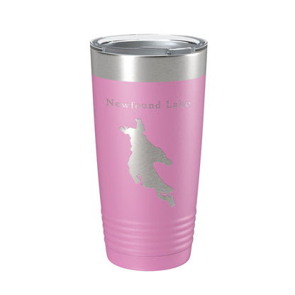 Newfound Lake Map Tumbler Travel Mug Insulated Laser Engraved Coffee Cup New Hampshire 20 oz-14
