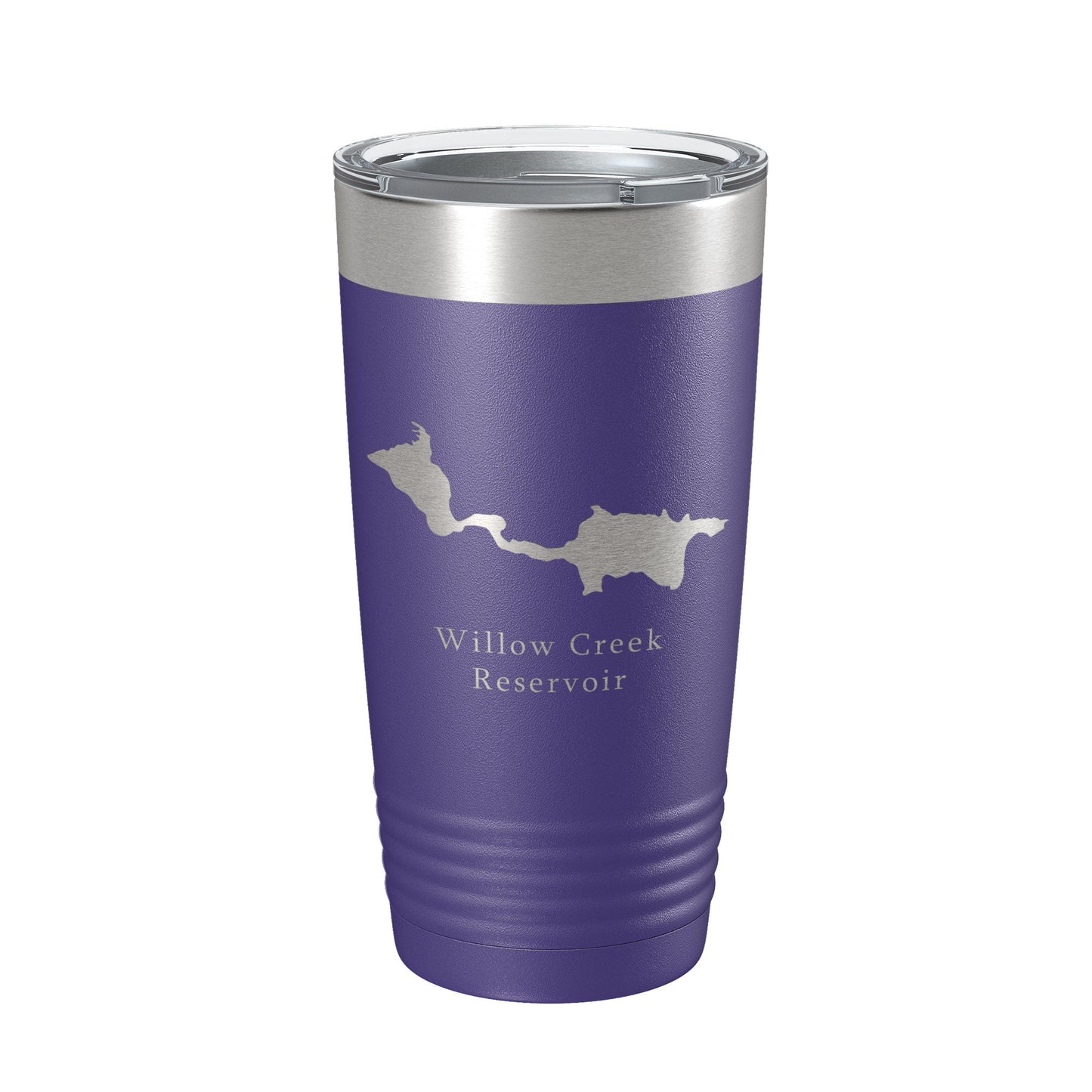 Willow Creek Reservoir Arapaho Tumbler Lake Map Travel Mug Insulated Laser Engraved Coffee Cup Colorado 20 oz-15