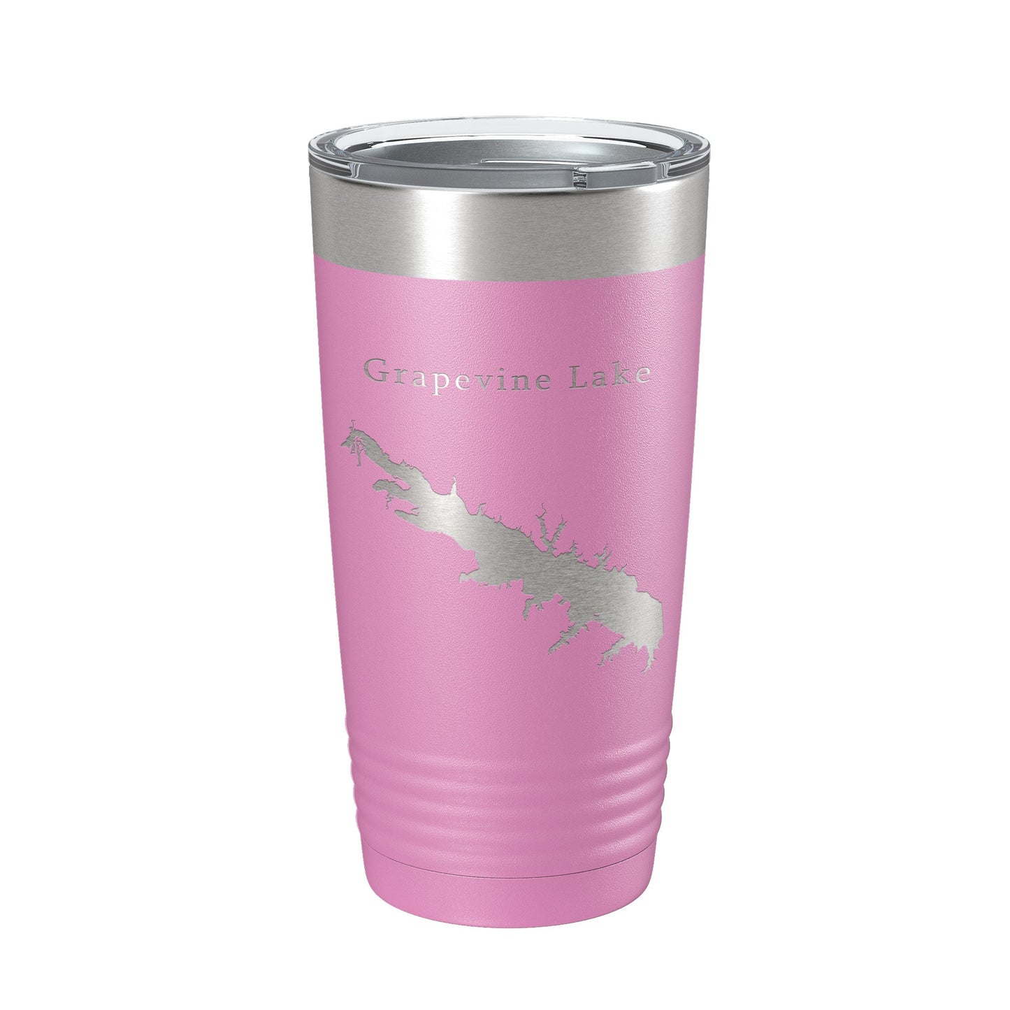 Grapevine Lake Map Tumbler Travel Mug Insulated Laser Engraved Coffee Cup Texas 20 oz-14