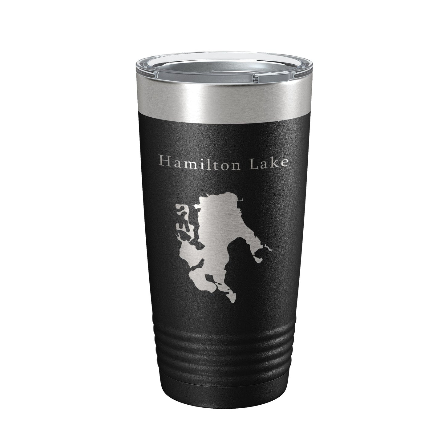 Hamilton Lake Map Tumbler Travel Mug Insulated Laser Engraved Coffee Cup Indiana 20 oz-5