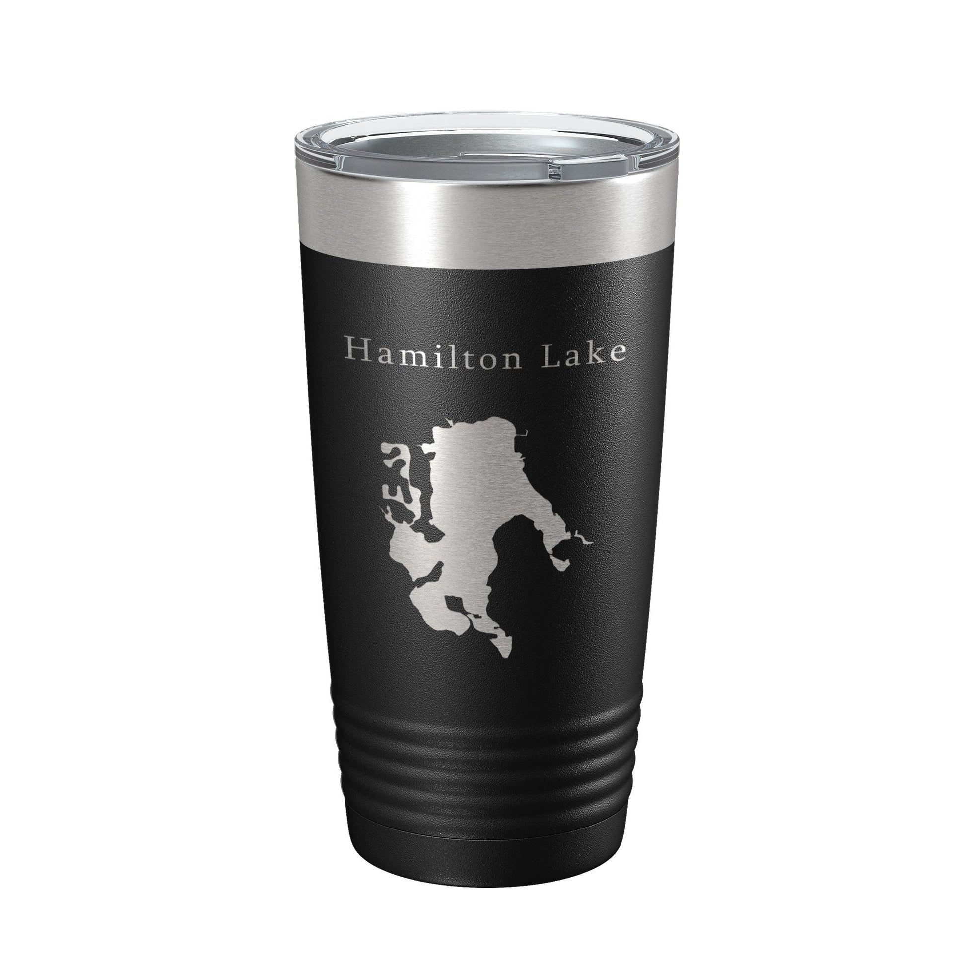 Hamilton Lake Map Tumbler Travel Mug Insulated Laser Engraved Coffee Cup Indiana 20 oz-5