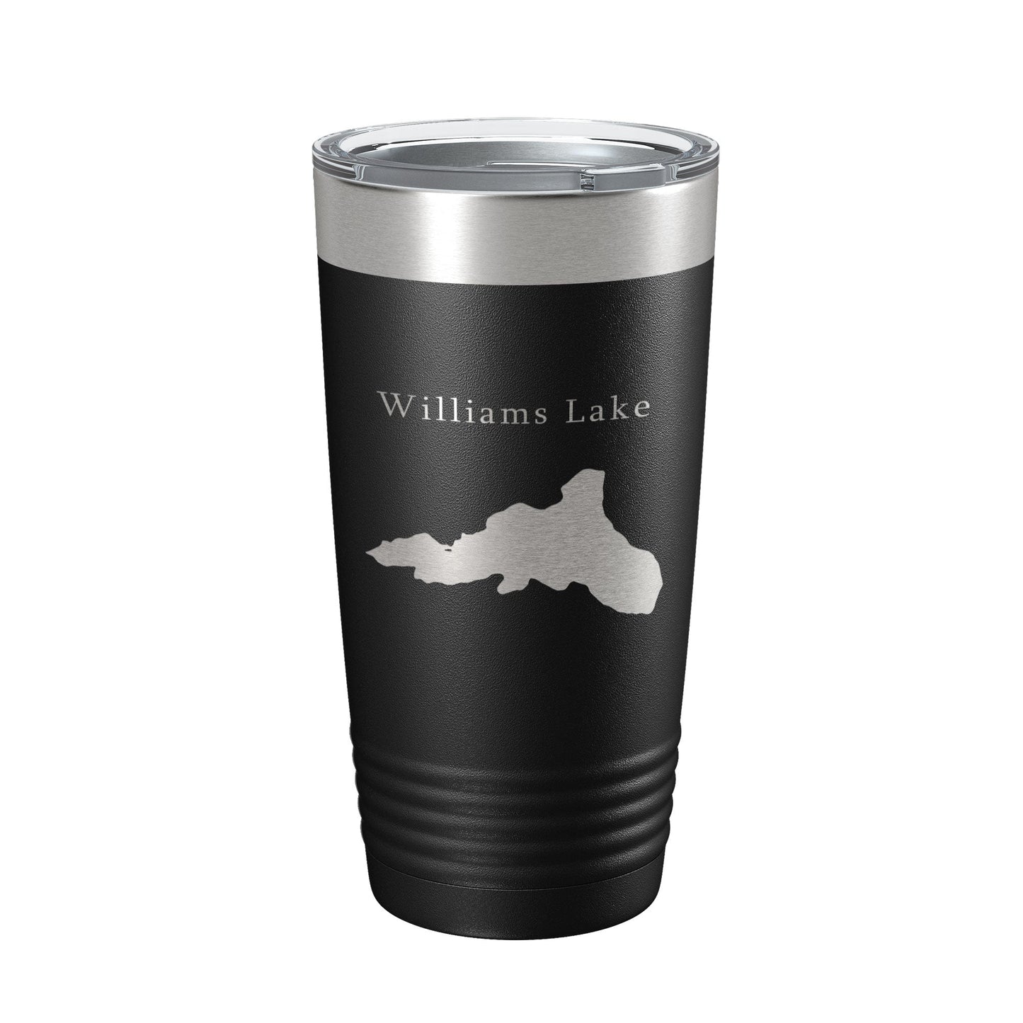 Williams Lake Map Tumbler Travel Mug Insulated Laser Engraved Coffee Cup Idaho 20 oz-5