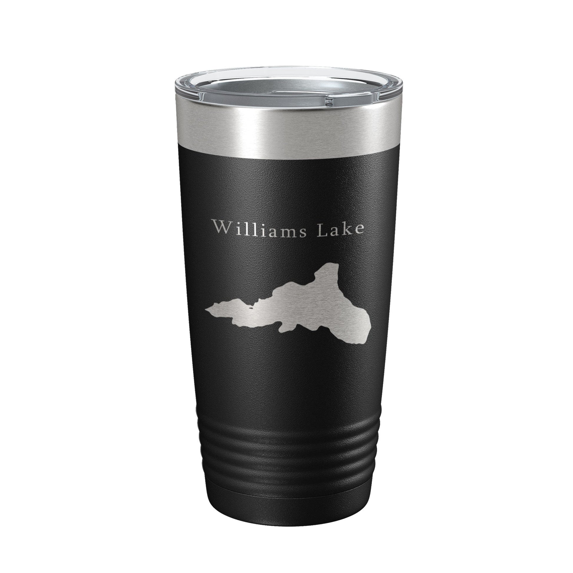 Williams Lake Map Tumbler Travel Mug Insulated Laser Engraved Coffee Cup Idaho 20 oz-5