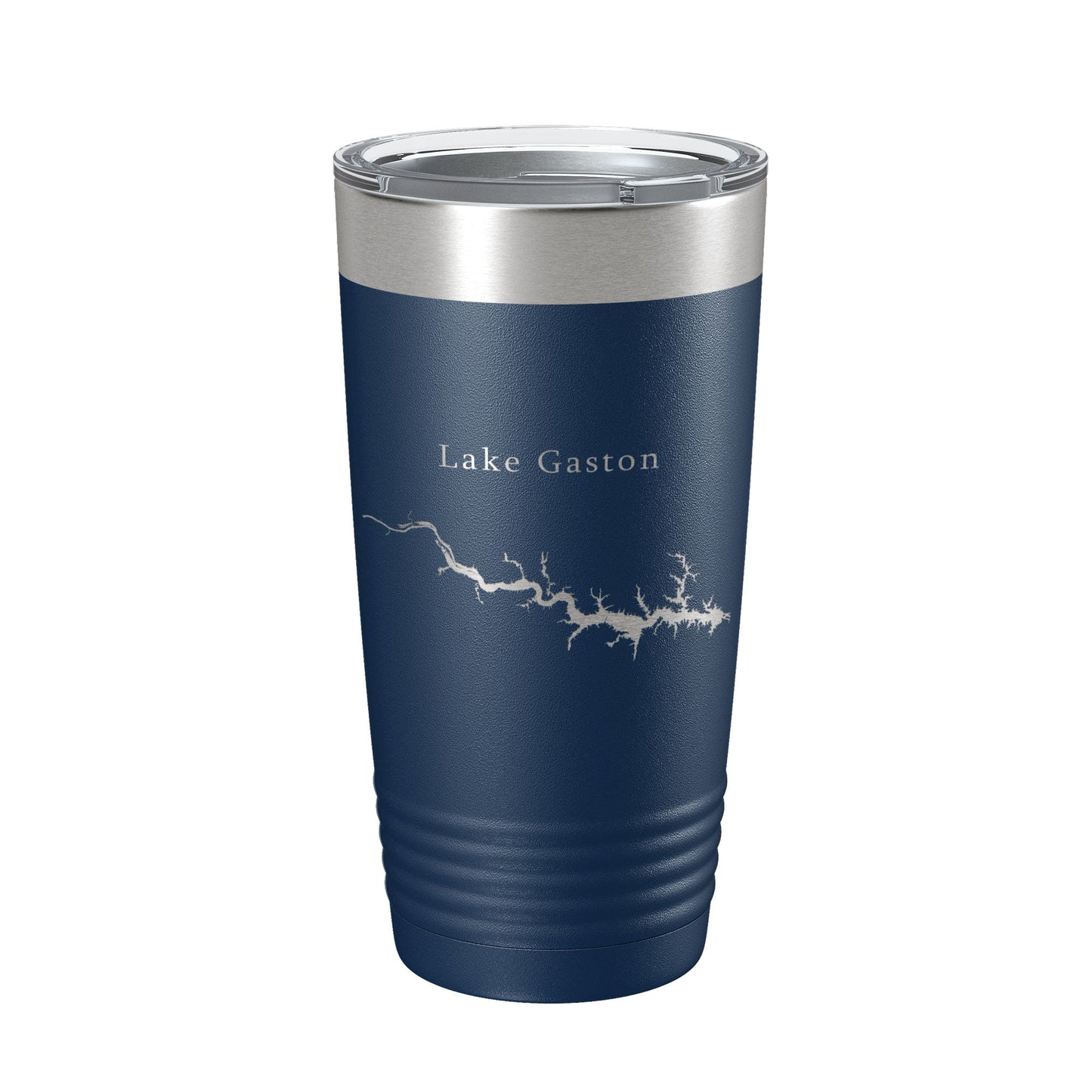 Lake Gaston Map Tumbler Travel Mug Insulated Laser Engraved Coffee Cup North Carolina Virginia 20 oz-2