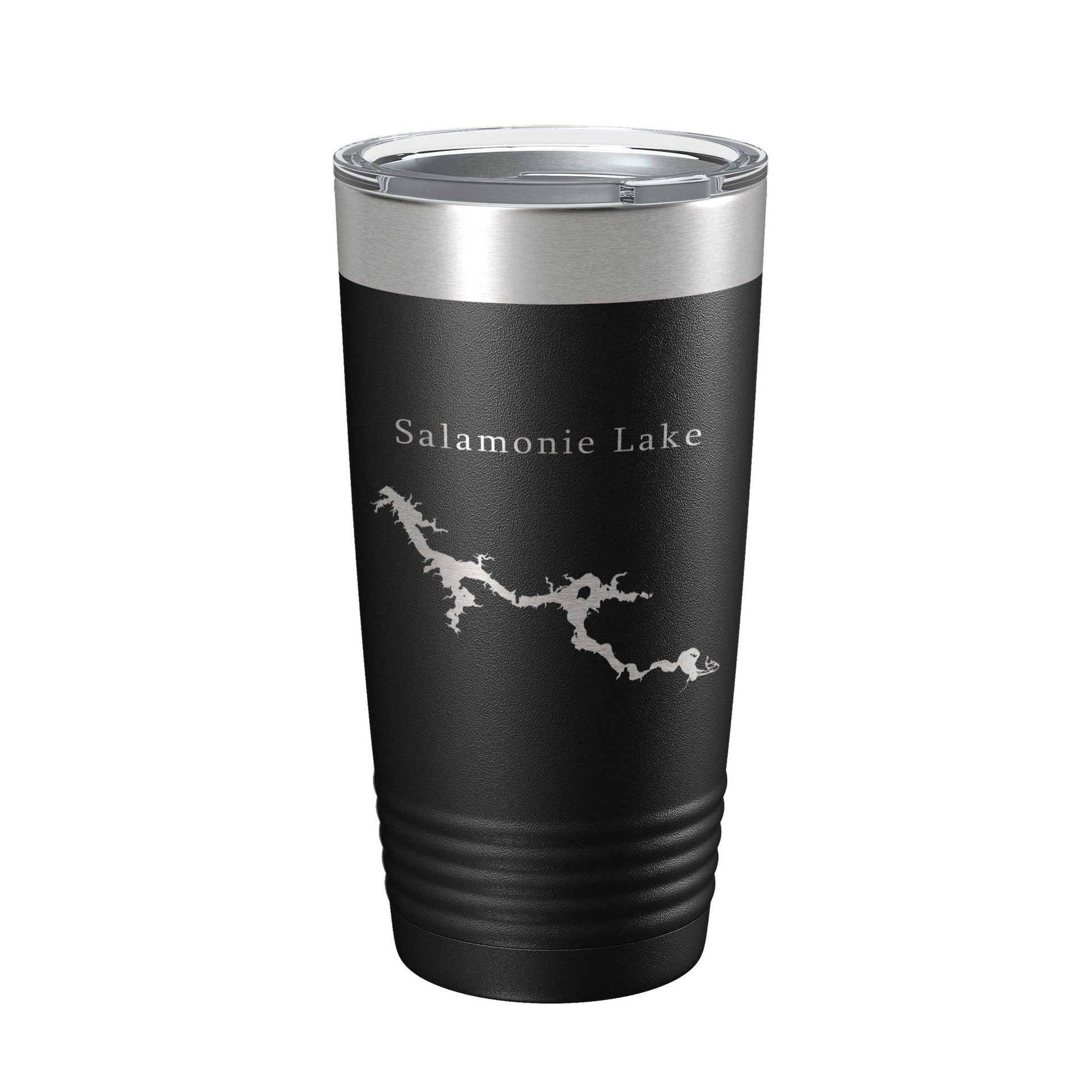 Salamonie Lake Map Tumbler Travel Mug Insulated Laser Engraved Coffee Cup Indiana 20 oz-5