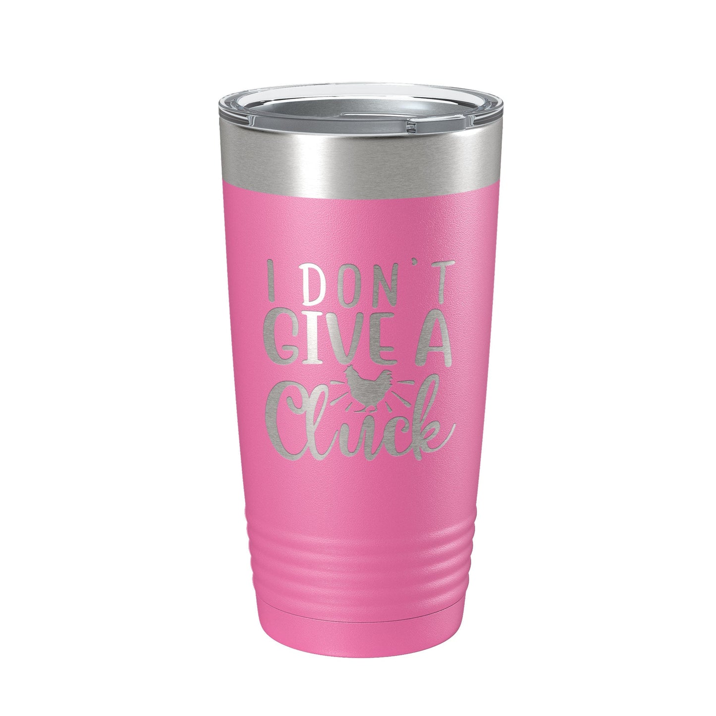 I Don't Give A Cluck Tumbler Funny Chicken Travel Mug Gift Insulated Laser Engraved Coffee Cup 20 oz-11