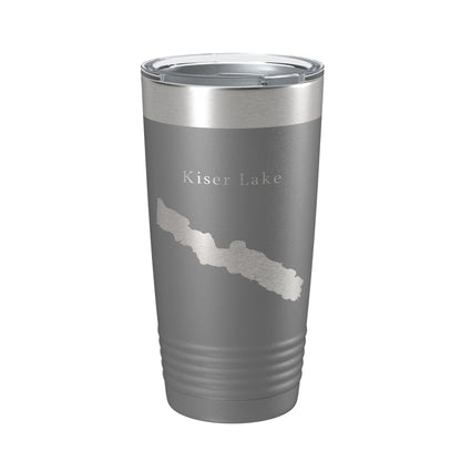 Kiser Lake Map Tumbler Travel Mug Insulated Laser Engraved Coffee Cup Ohio 20 oz-16