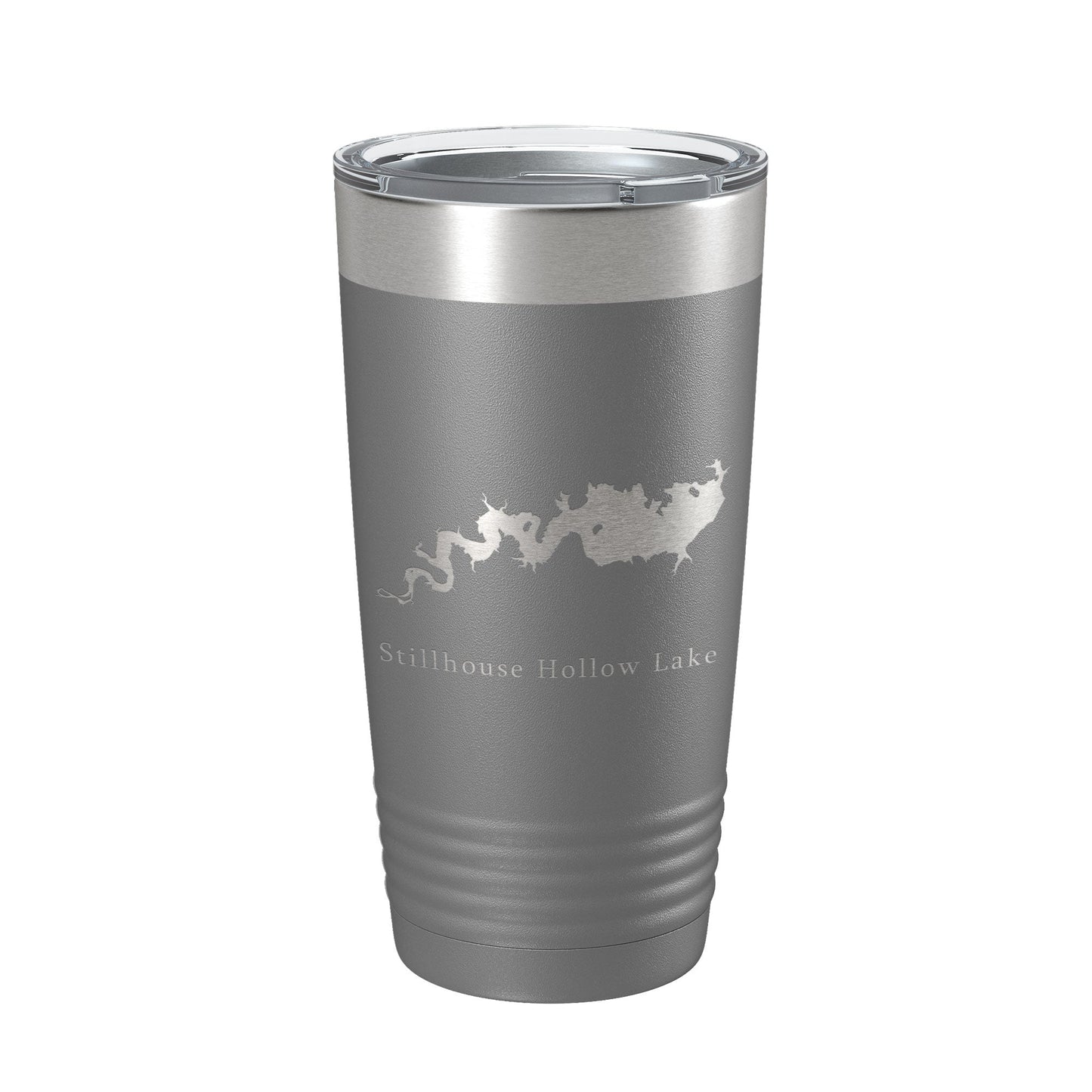 Stillhouse Hollow Lake Map Tumbler Travel Mug Insulated Laser Engraved Coffee Cup Texas 20 oz-16