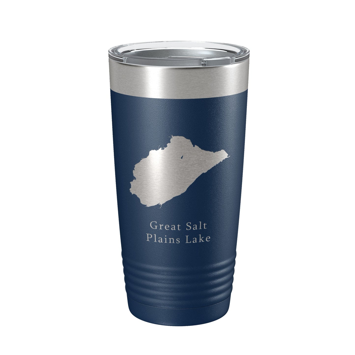 Great Salt Plains Lake Map Tumbler Travel Mug Insulated Laser Engraved Coffee Cup Oklahoma 20 oz-8