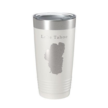 Lake Tahoe Map Tumbler Travel Mug Insulated Laser Engraved Coffee Cup California Nevada 20 oz-7