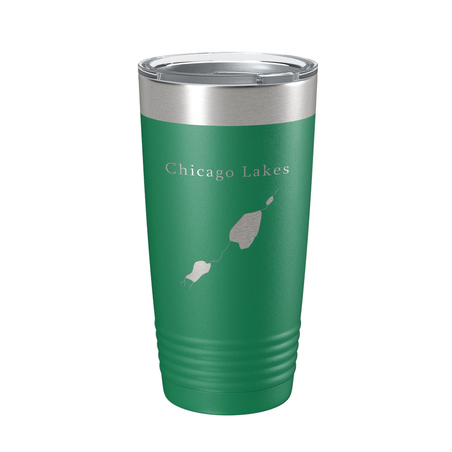 Chicago Lakes Map Tumbler Travel Mug Insulated Laser Engraved Coffee Cup Colorado 20 oz-9