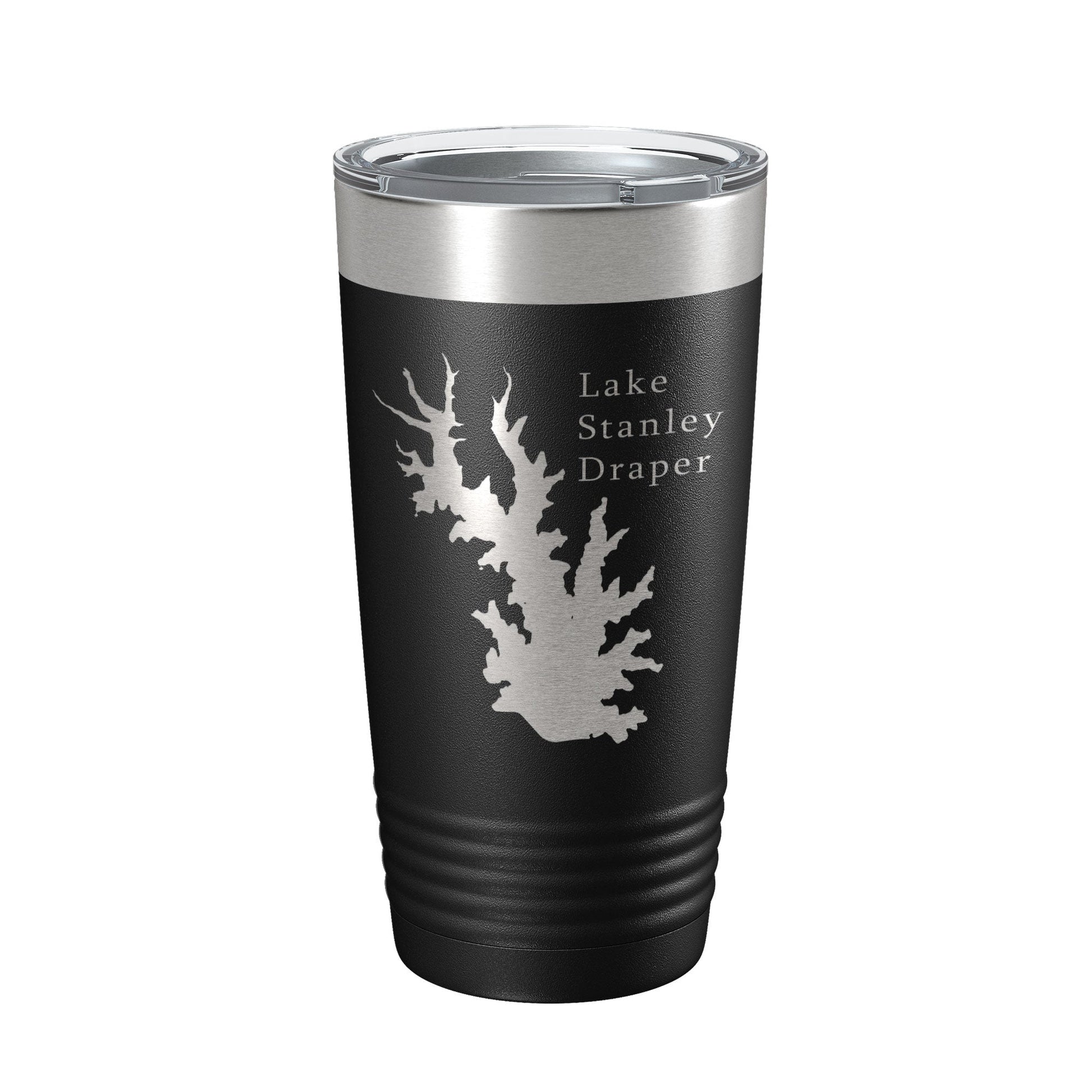 Lake Stanley Draper Map Tumbler Travel Mug Insulated Laser Engraved Coffee Cup Oklahoma 20 oz-5