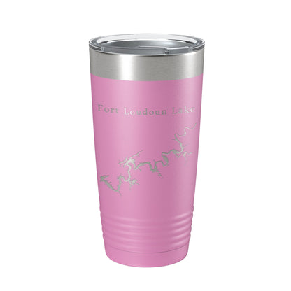 Fort Loudoun Lake Map Tumbler Travel Mug Insulated Laser Engraved Coffee Cup Tennessee 20 oz-14
