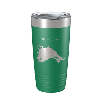 Bow Lake Map Tumbler Travel Mug Insulated Laser Engraved Coffee Cup New Hampshire 20 oz-9