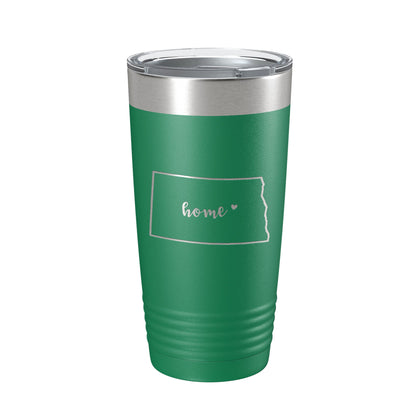 North Dakota Tumbler Home State Travel Mug Insulated Laser Engraved Map Coffee Cup 20 oz-9