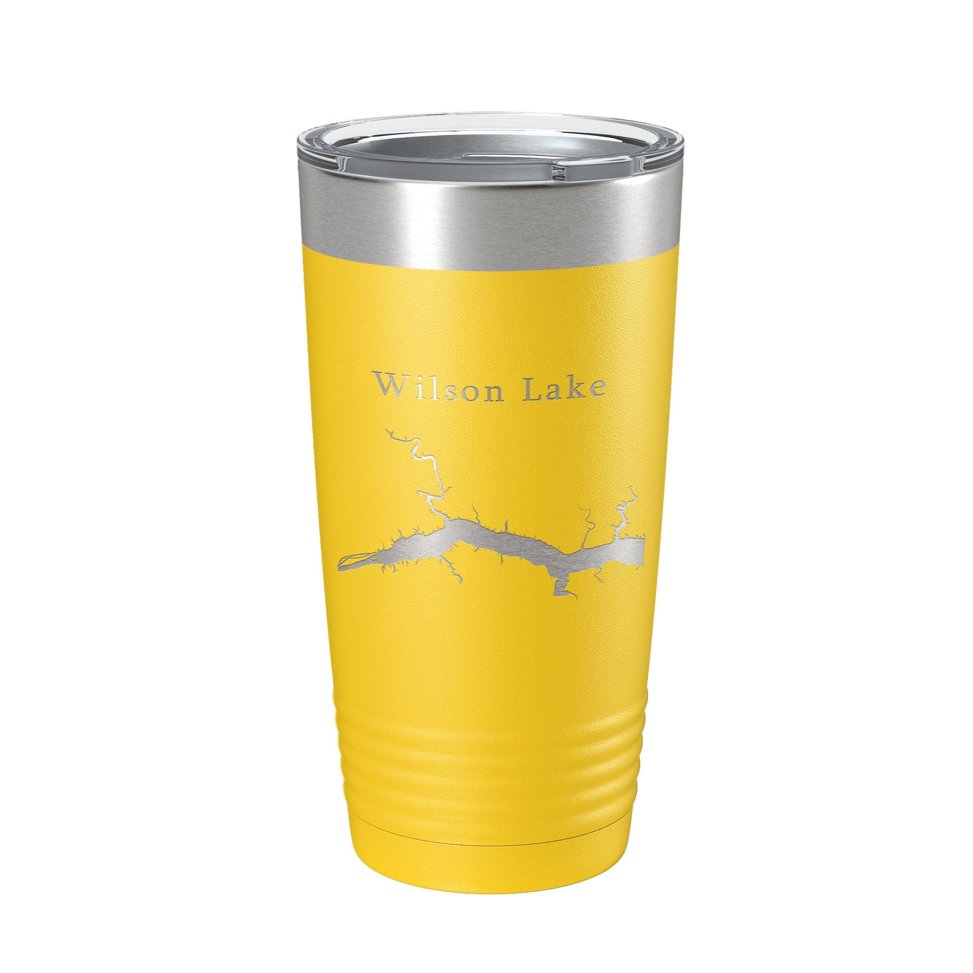 Wilson Lake Map Tumbler Travel Mug Insulated Laser Engraved Coffee Cup Alabama 20 oz-4