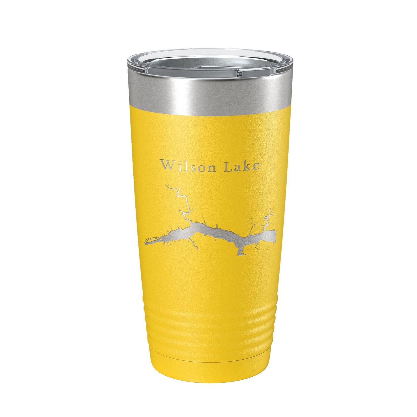 Wilson Lake Map Tumbler Travel Mug Insulated Laser Engraved Coffee Cup Alabama 20 oz-19