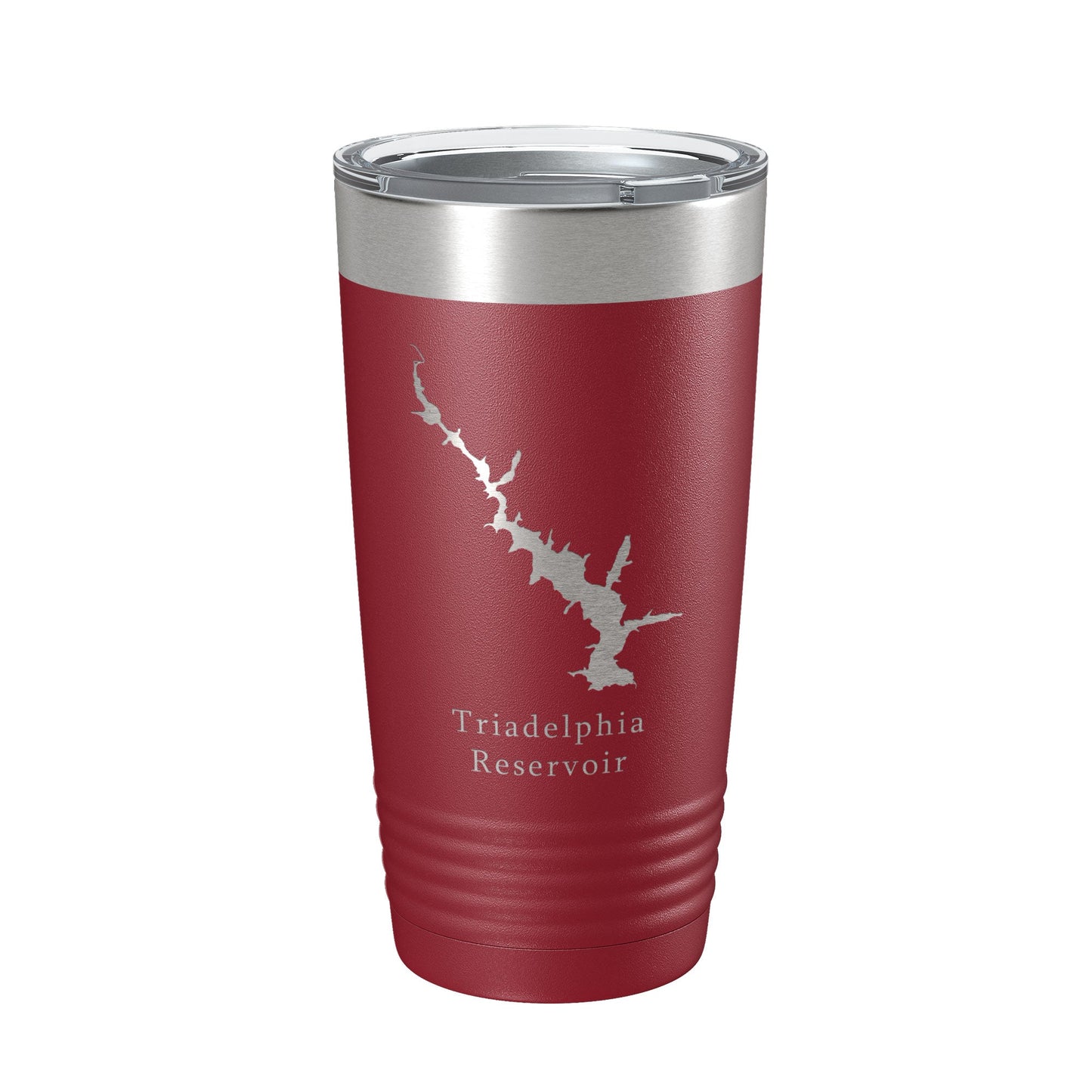 Triadelphia Reservoir Tumbler Lake Map Travel Mug Insulated Laser Engraved Coffee Cup Maryland 20 oz-18