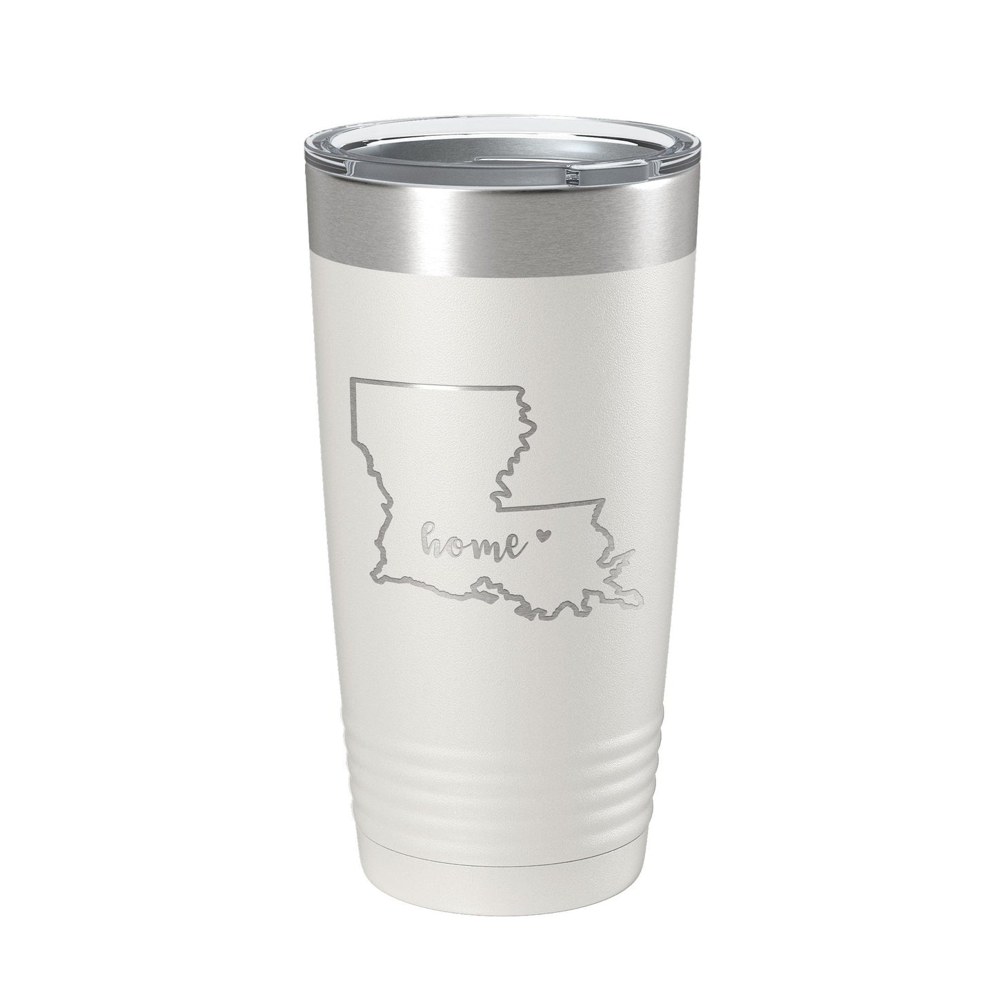 Louisiana Tumbler Home State Travel Mug Insulated Laser Engraved Map Coffee Cup 20 oz-1