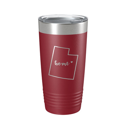 Utah Tumbler Home State Travel Mug Insulated Laser Engraved Map Coffee Cup 20 oz-18