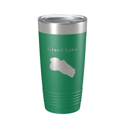 Grand Lake Map Tumbler Travel Mug Insulated Laser Engraved Coffee Cup Colorado 20 oz-9